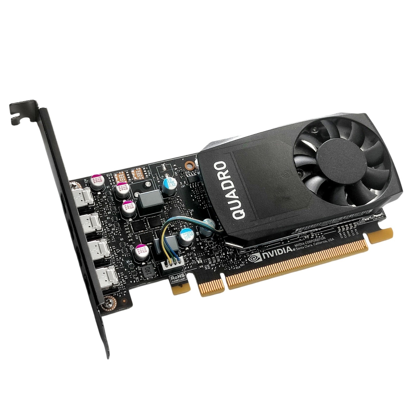 HP Nvidia Quadro P620 2GB GDDR5 PCI Express 3.0 x16 4x miniDP Graphics Card