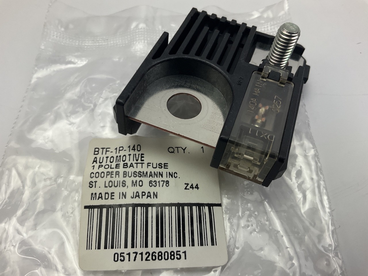 Bussmann BTF-1P-140 140A Fuse Fuselink - Replaces OEM 82620-33040; 24380-JA70A