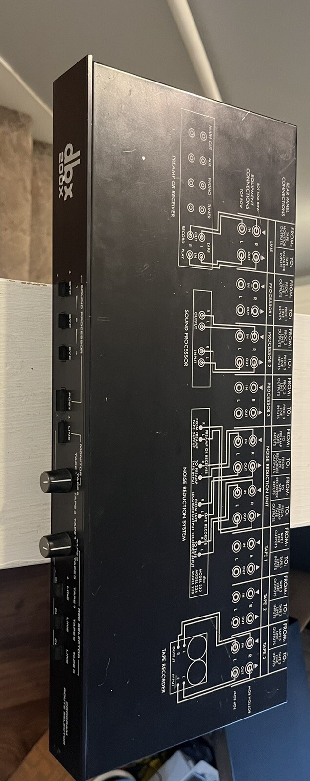 DBX. 200X Tape Selector Program Route Selector Stereo
