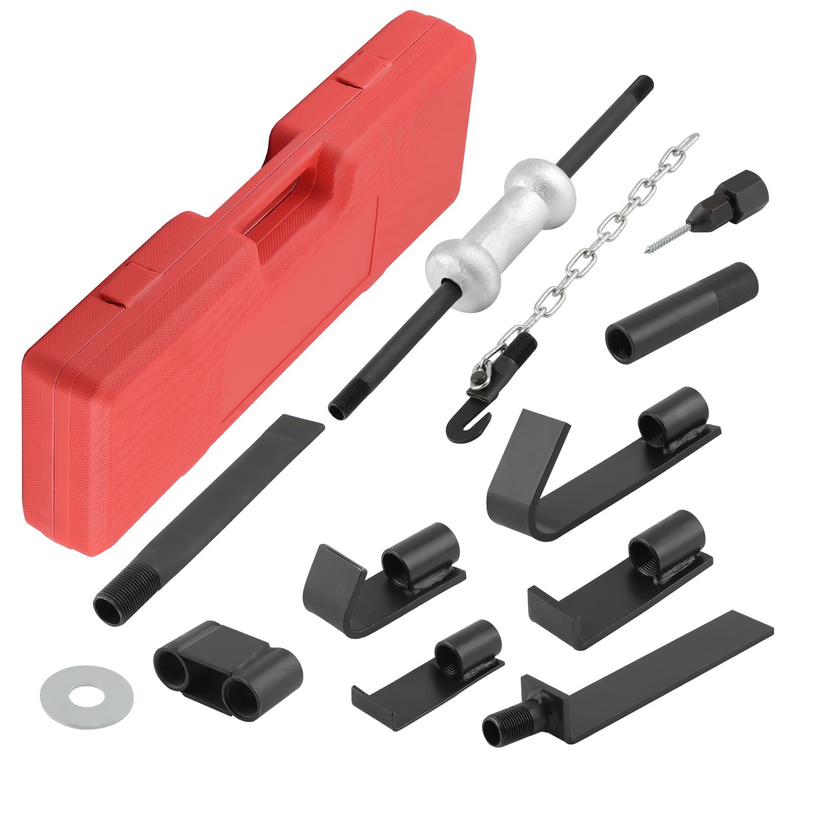 13LBS Slide Hammer Dent Puller Auto Body Dent Repair Bearing Axel Set kits Screw