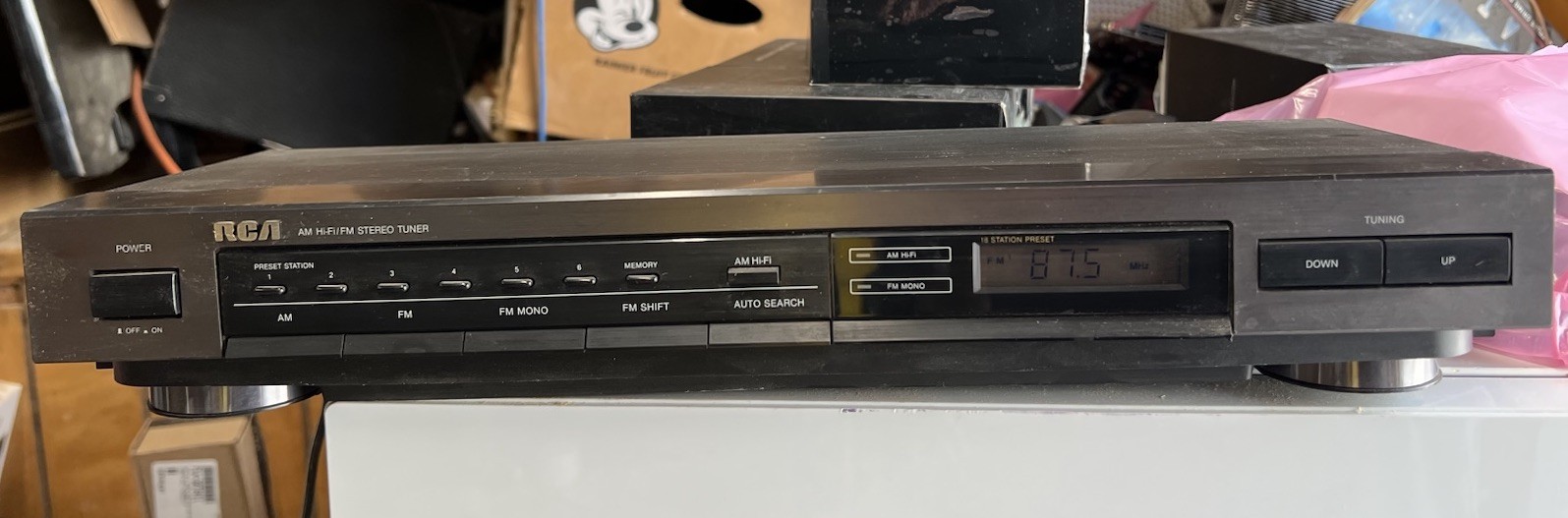 VTG RCA AM Hi-Fi FM Stereo Tuner Model TU 120-10B Made in Japan Tested - Working