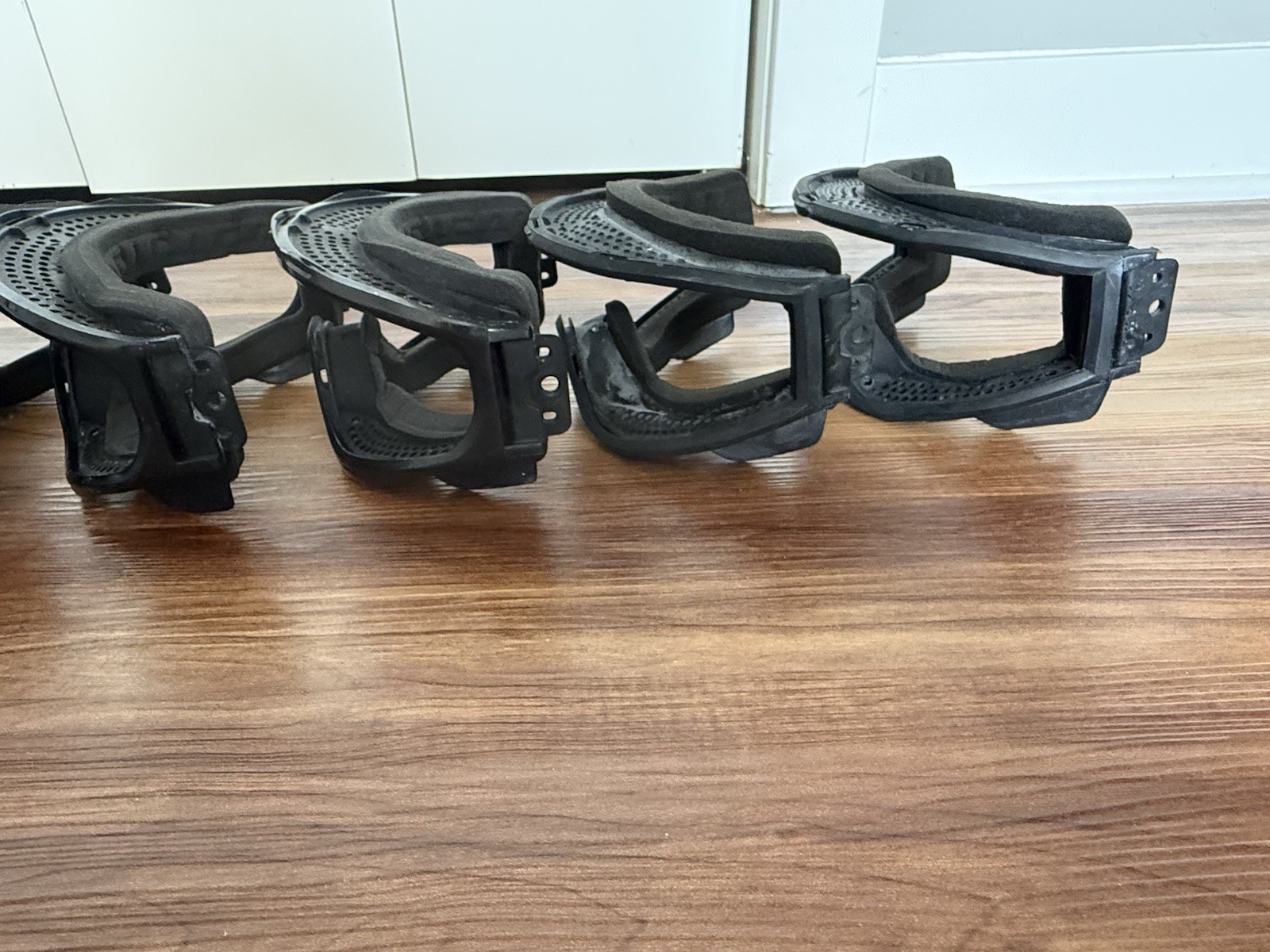 8 JT Spectra ProFlex Goggle Frames Lot - BLACK