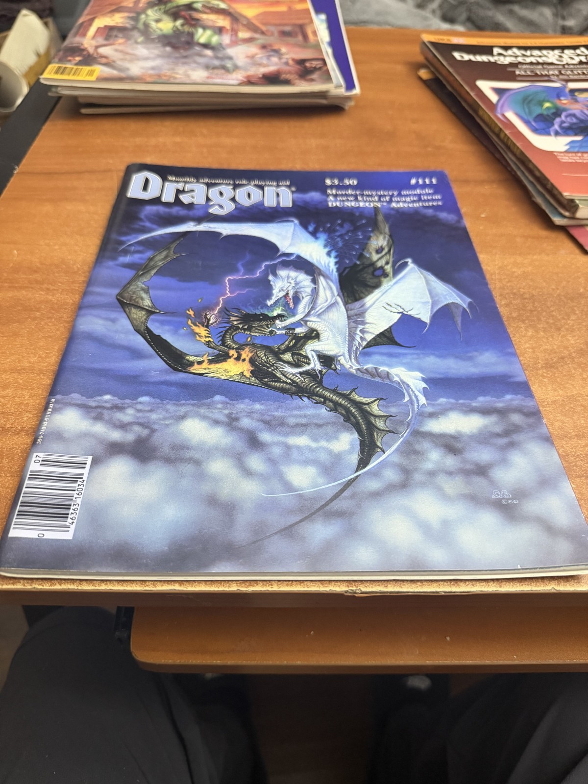Vintage 1986 DUNGEONS AND DRAGONS DRAGON MAGAZINE #111