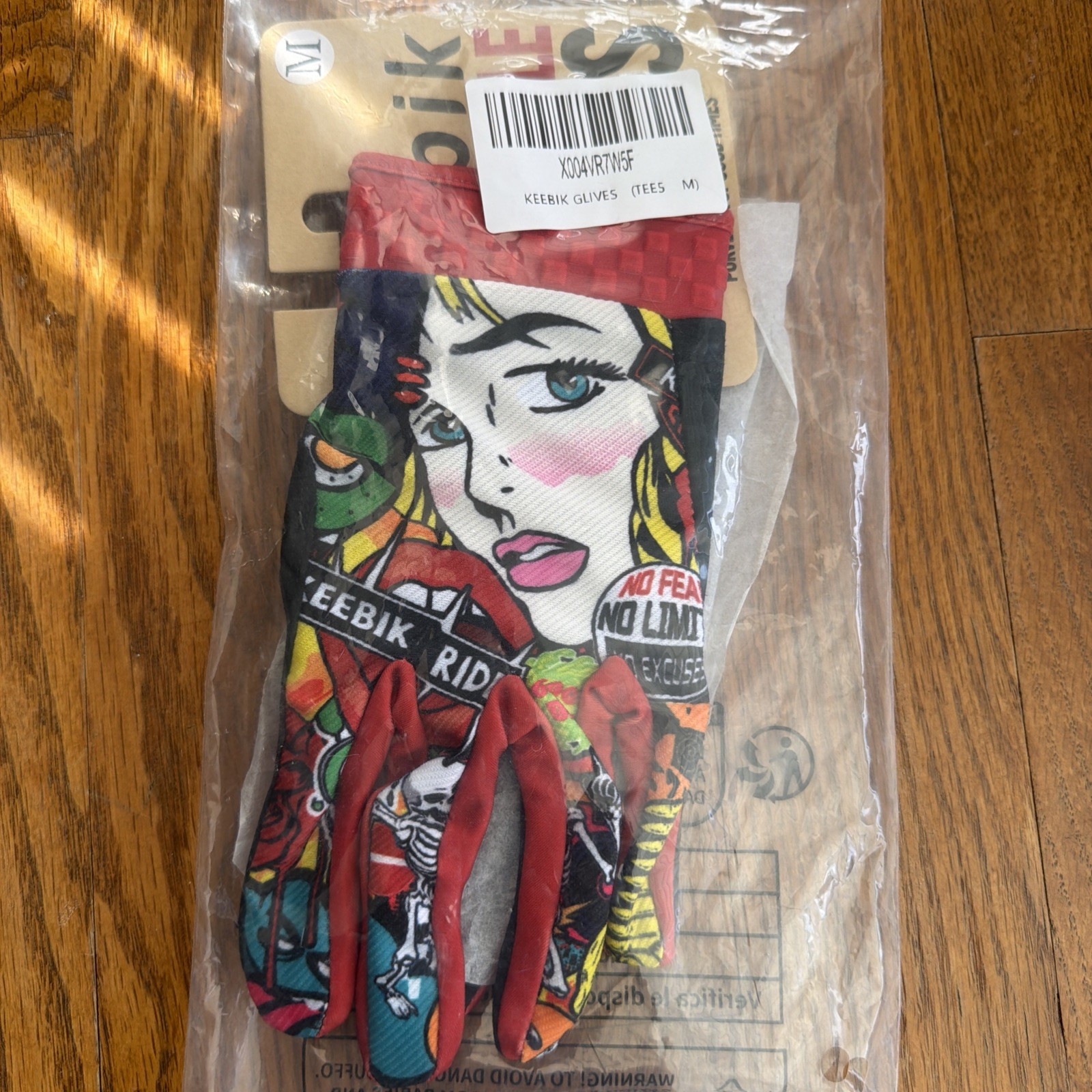 Keebik Gloves Full Finger Speed Style - Size M