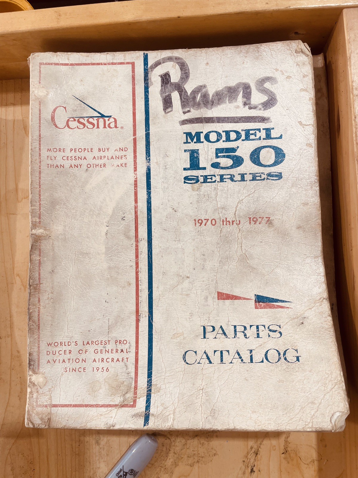 Cessna C-150 Parts Manual 1970-1977 Fair Condition