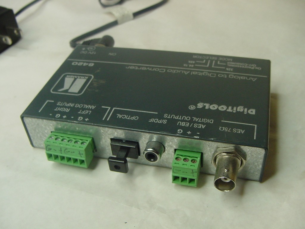 KRAMER DIGITOOLS ANALOG TO DIGITAL CONVERTER 6420