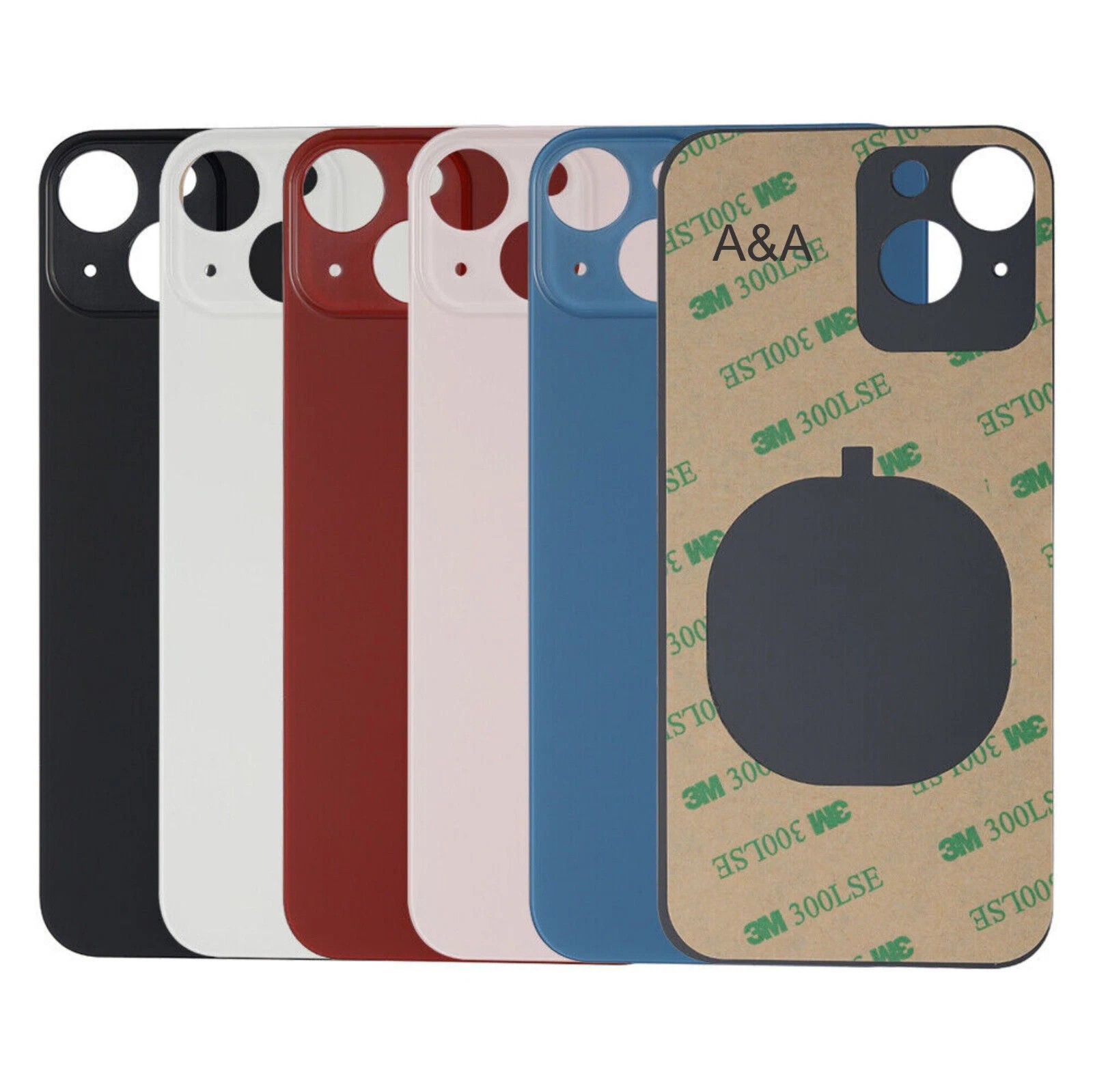 Replacement Back Glass For iPone 8 XR X XS 11 12 13 14 15 PM Big hole with Logo
