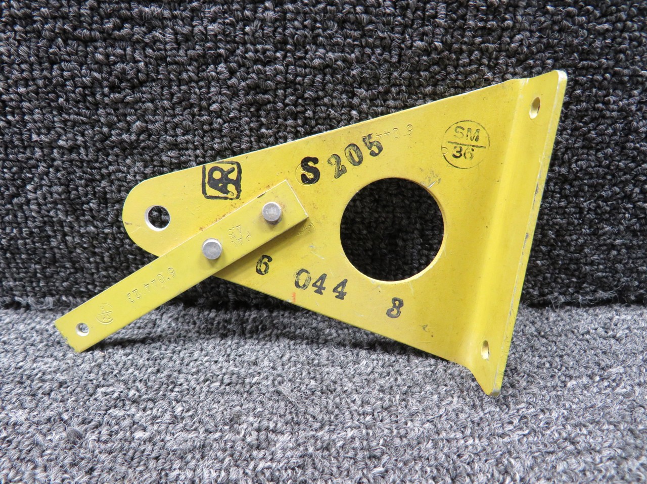 205-6-044-03 SIAI-Marchetti S205 Pulley Control Bracket Assy LH (New Old Stock)