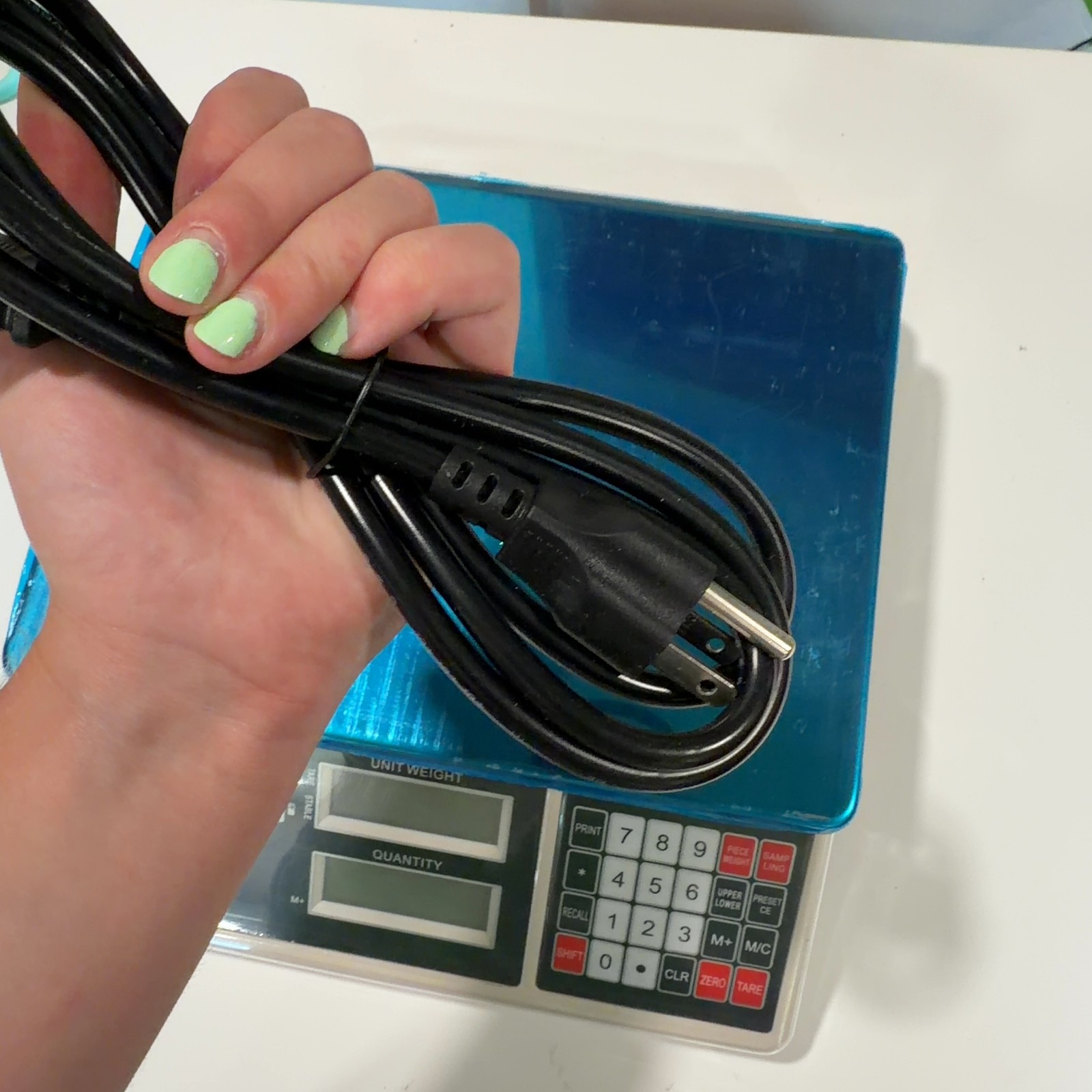 Digital Counting Scale 10kg 0.1g RS232 Inventory Computer Serial Connection