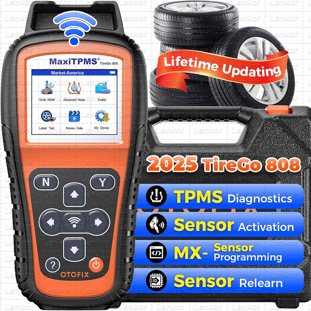 OTOFIX TireGo 808 Tire Pressure Sensor Programming TPMS Relearn Reset Diagnostic