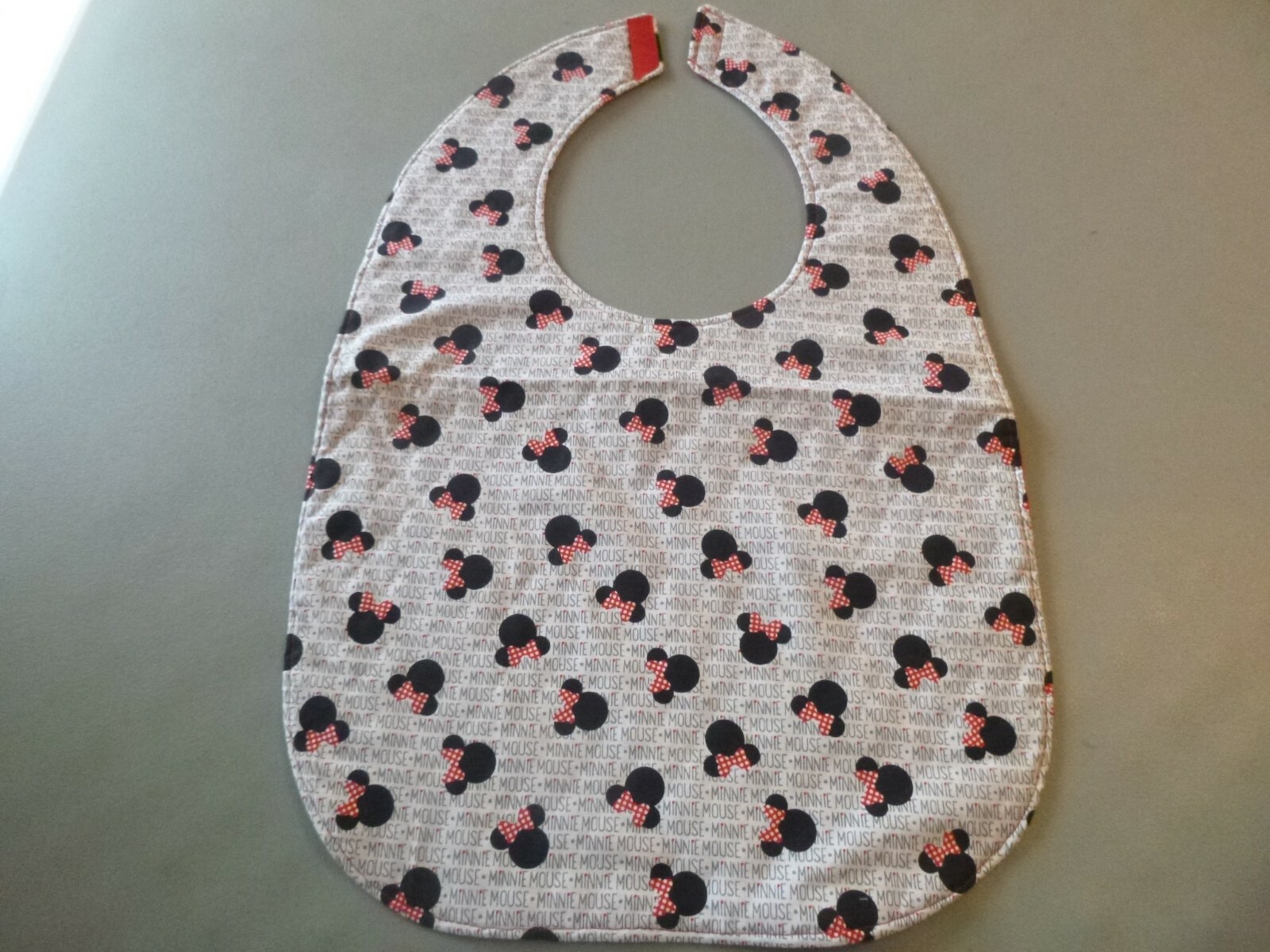 Adult Bib/Clothing Protector double thickness with Quilted Diamond Backing