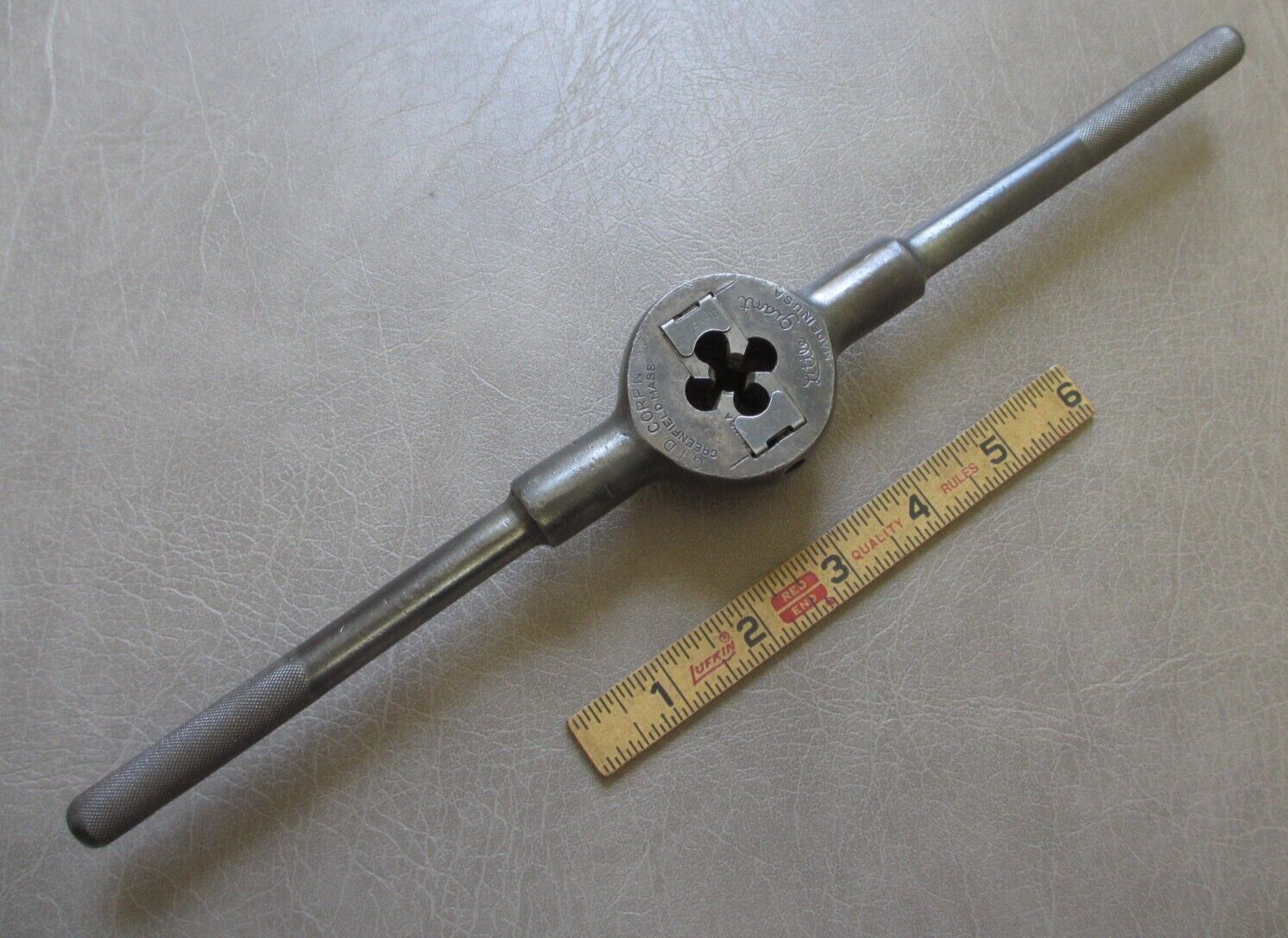 Vintage Greenfield Little Giant 3/8" No. 16 Die Holder G.T.D. Corporation USA