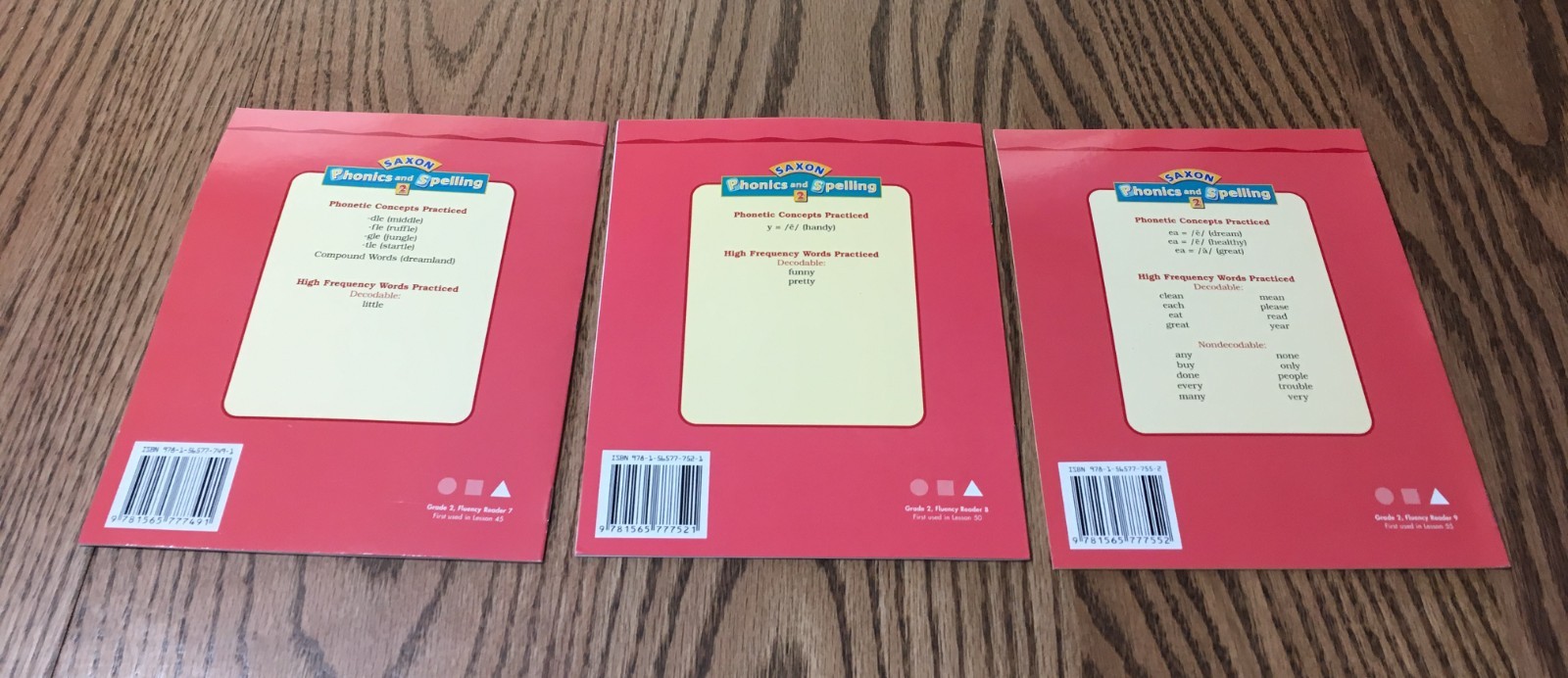SAXON PHONICS & SPELLING / GRADE 2 / FLUENCY READERS LEVEL C / 26 TITLES