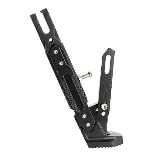 Motorcycle Parking Leg, Universal Motorcycle Side Stand Adjustable Foot Brace