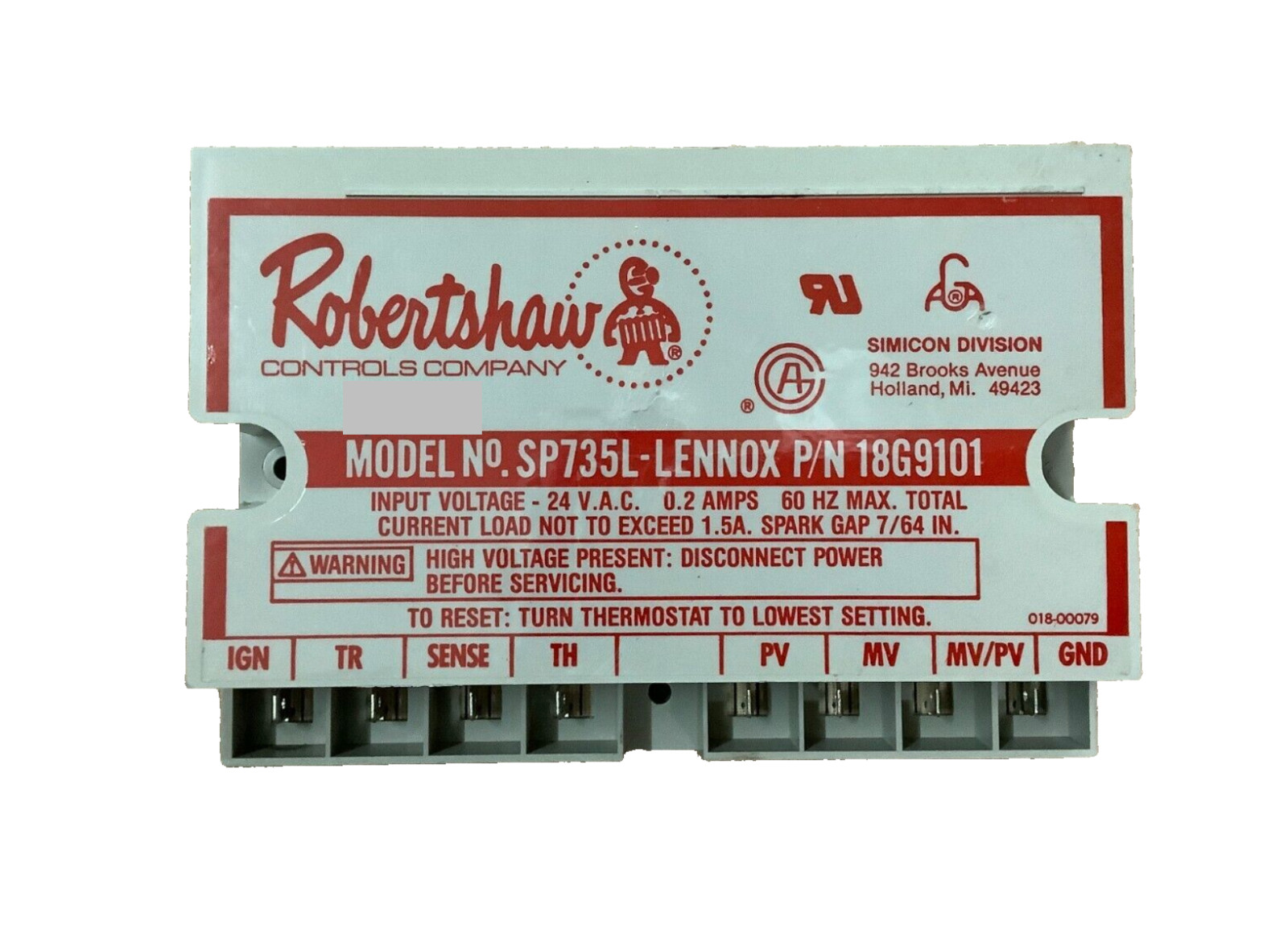 GUARANTEED WORKING TESTED 18G9101 LENNOX Igniter Control Board Ignition Module