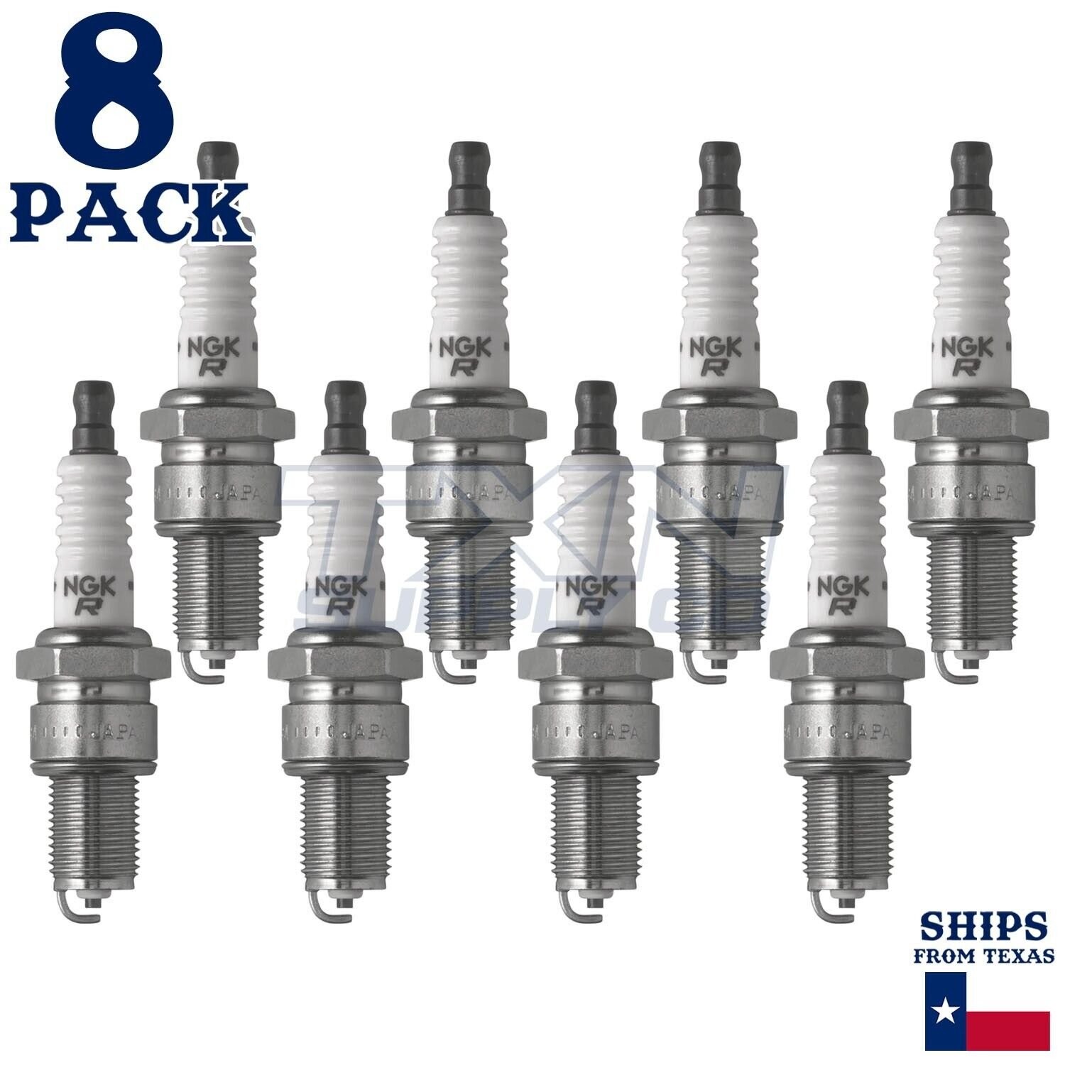 8 Pack NGK 4008 Spark Plugs BPR6ES SOLID