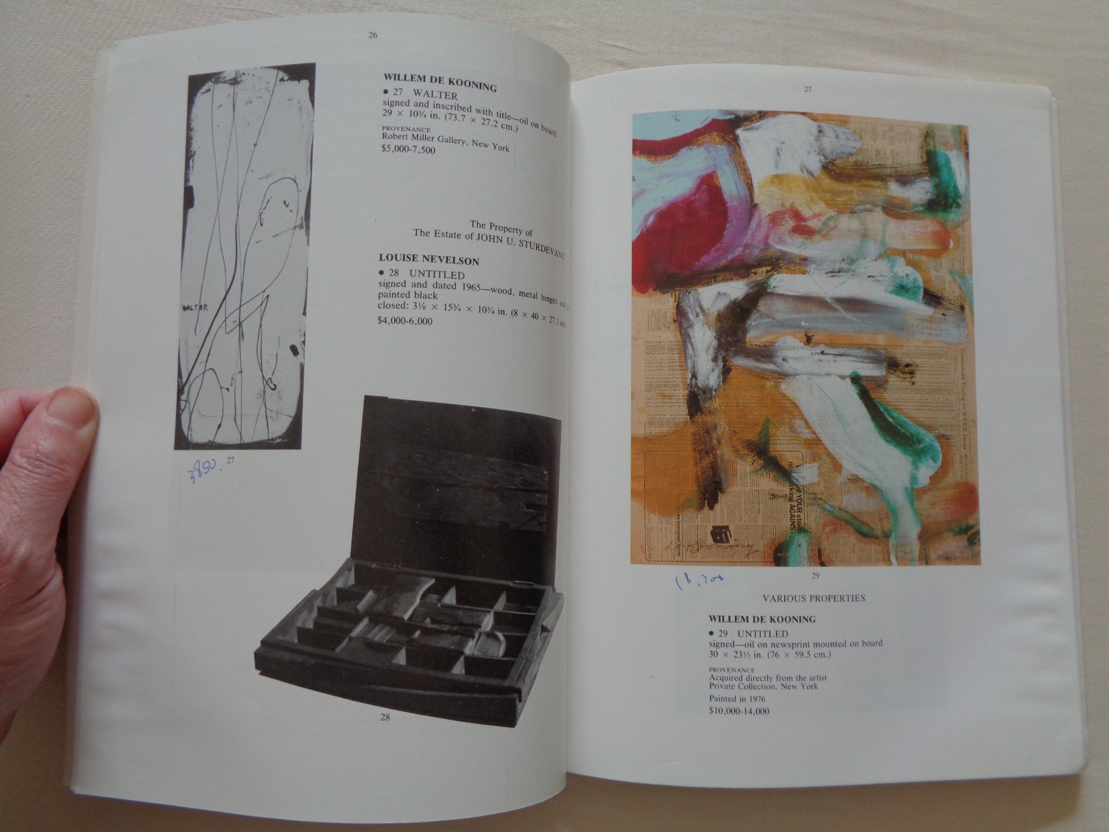 Christie's Auction Catalog 1985 Contemporary Art Christo Dzubas Ruscha Stella