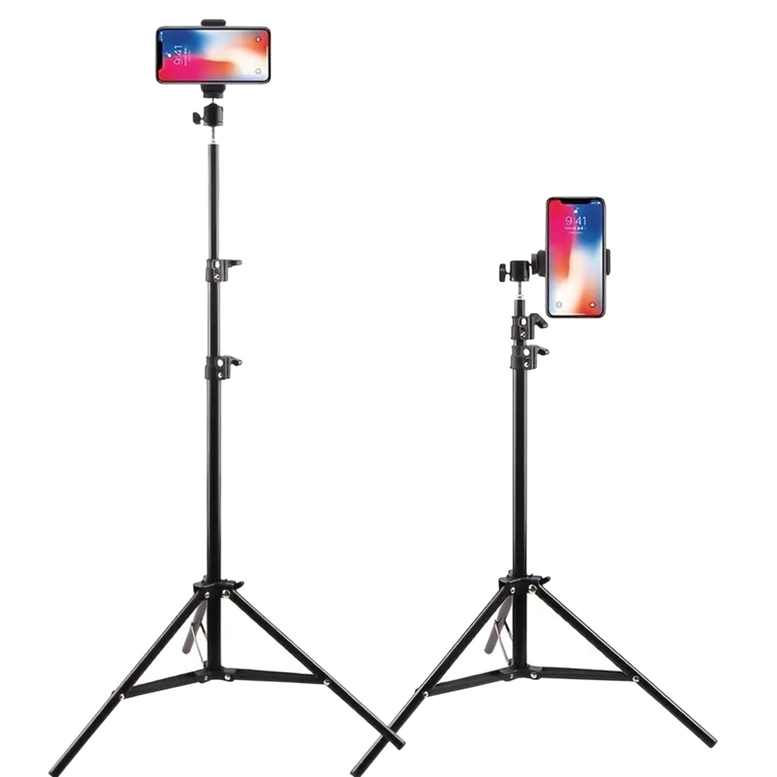 82.68-inch Ultra-Lightweight Retractable Phone Tripod - Includes Selfie Stick