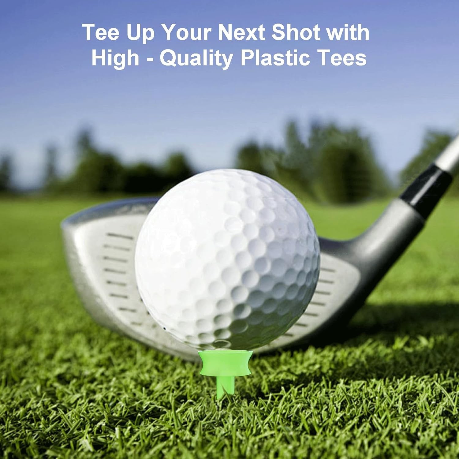 100 Pack 0.82" Golf Tees, Enhanced Durability & Stability, Engineered to Mini...