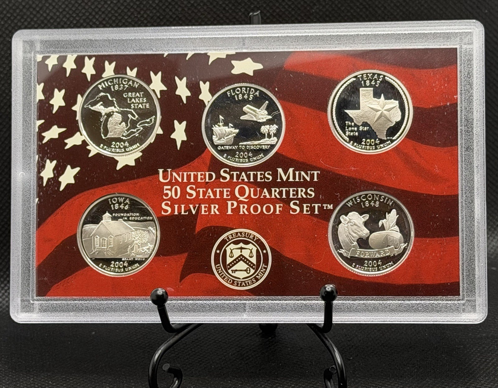 2004 U.S. Mint Silver Proof Set | 10-Coin 90% Silver Proof Set | OGP & COA