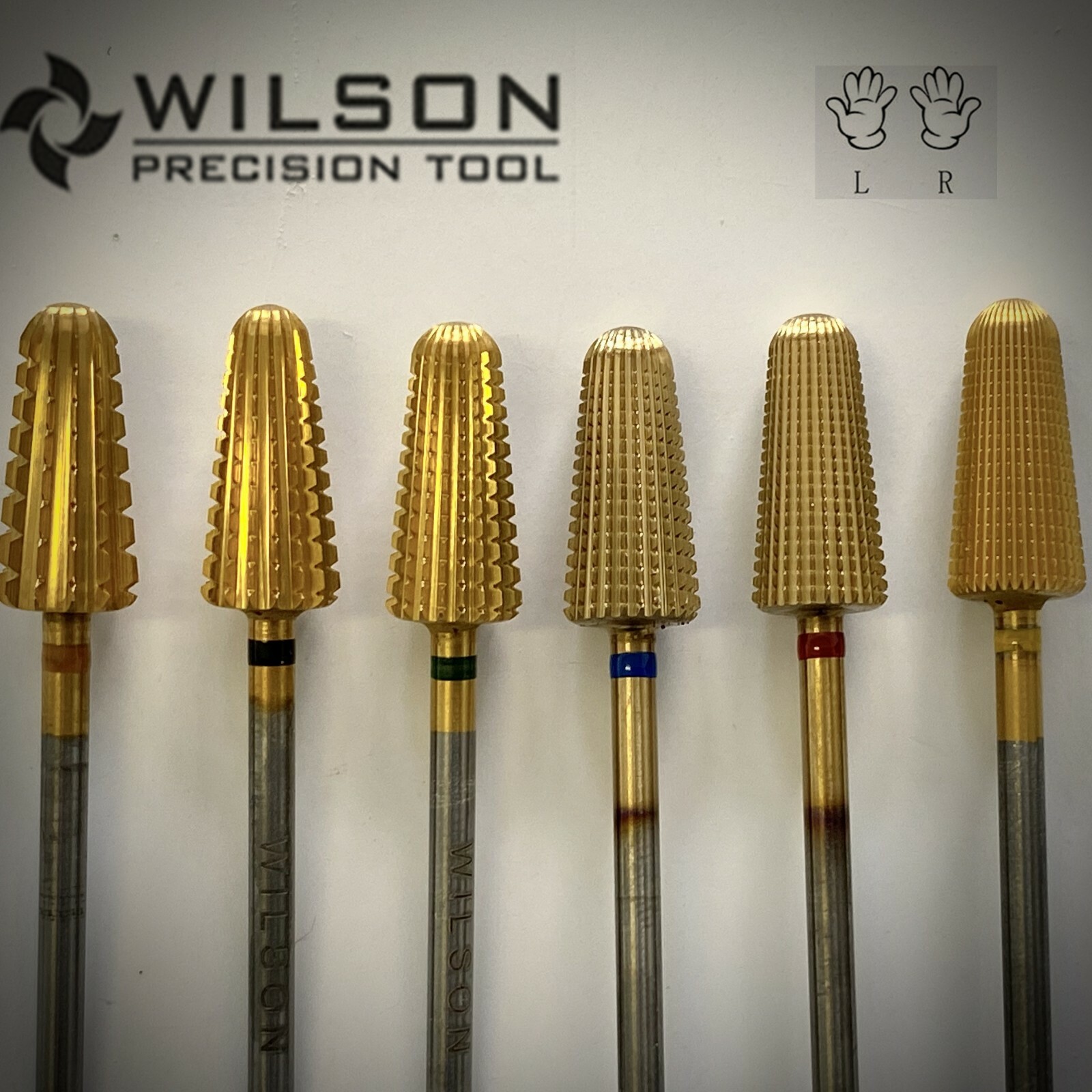 WILSON Carbide Nail Drill Bit, Upgrade Volcano Bit (2 Way) Tin