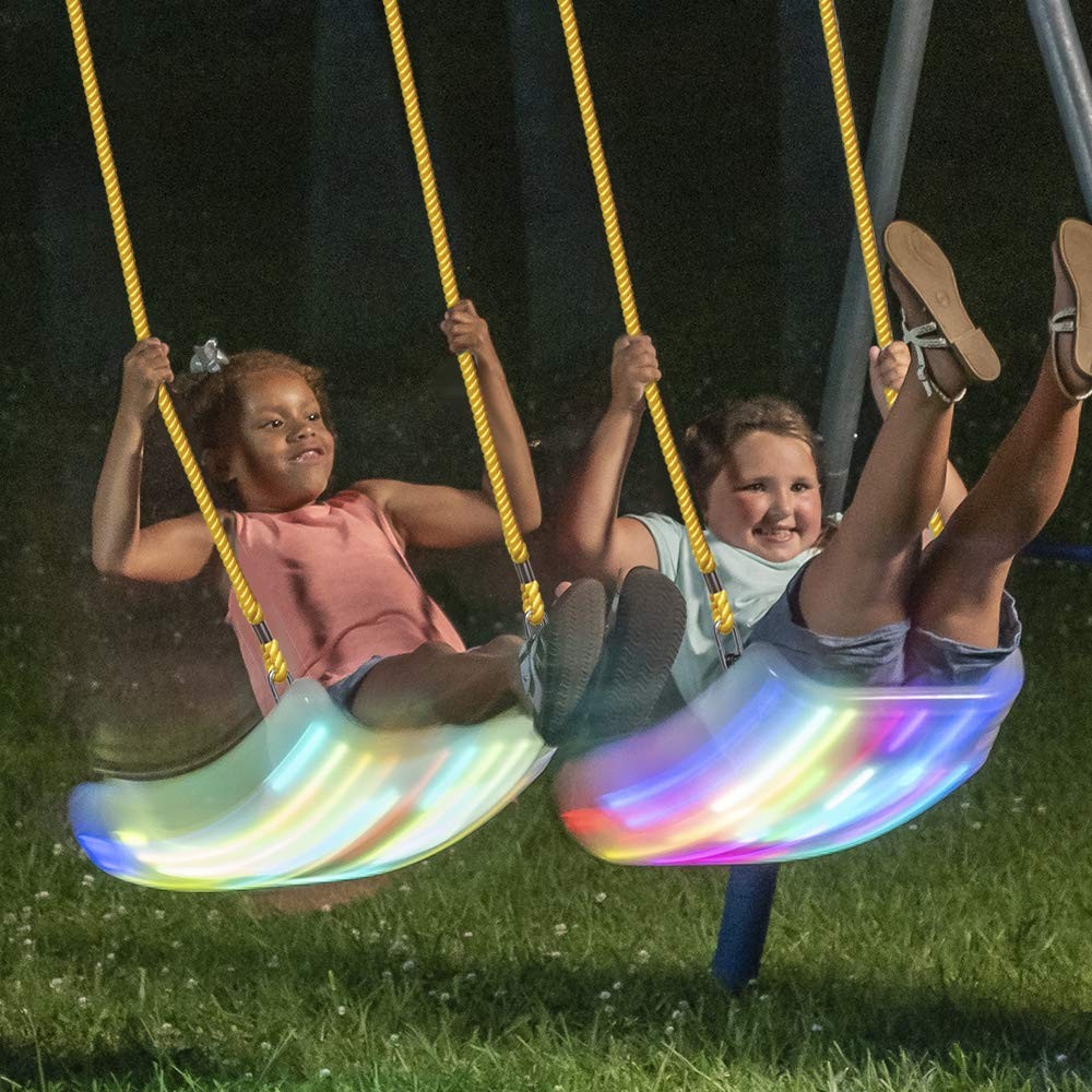 Firefly LED Lighted Swing - XDP Recreation Swing, Clear