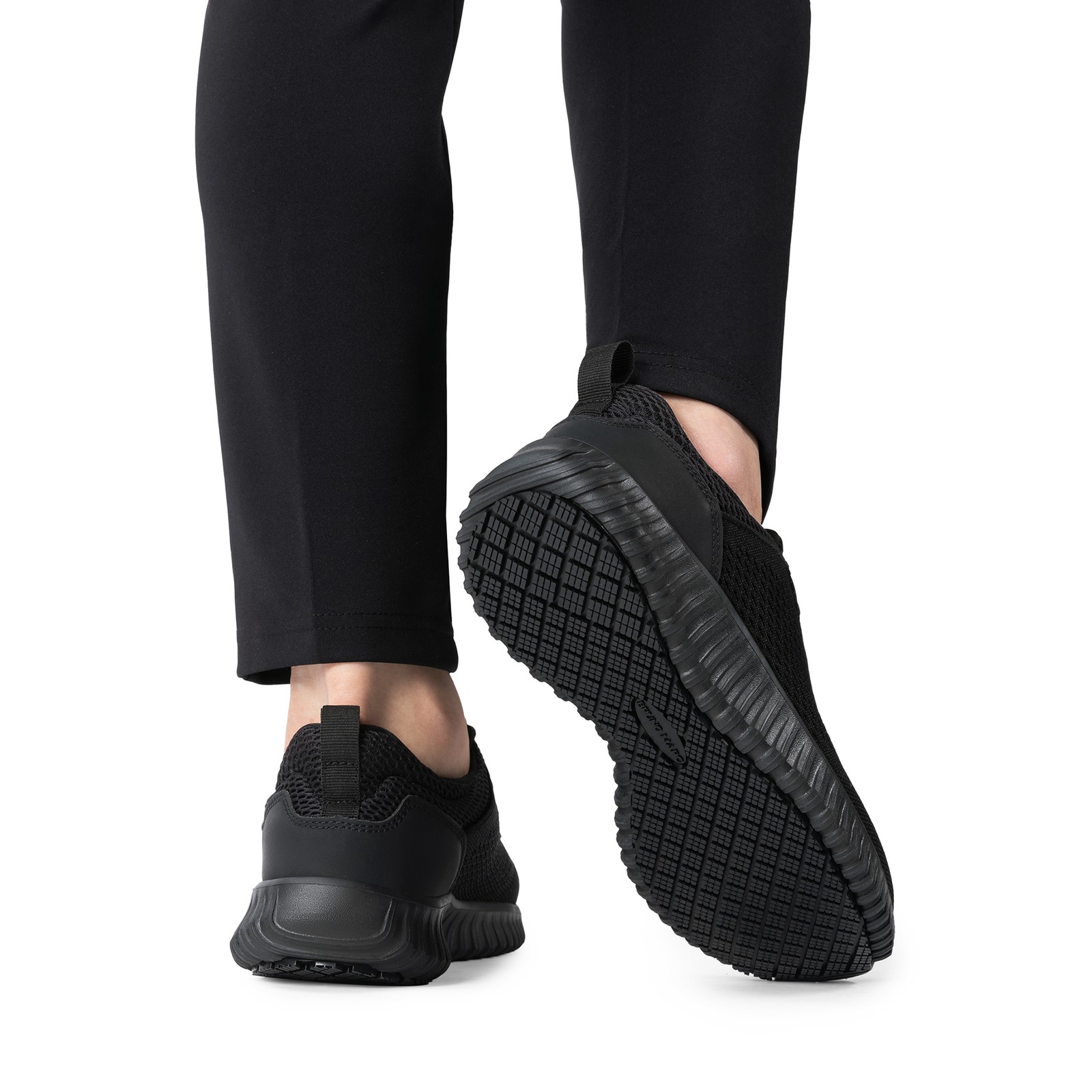 Women's Non Slip Work Shoes Walking Low Top Kitchen Resistant Sneakers