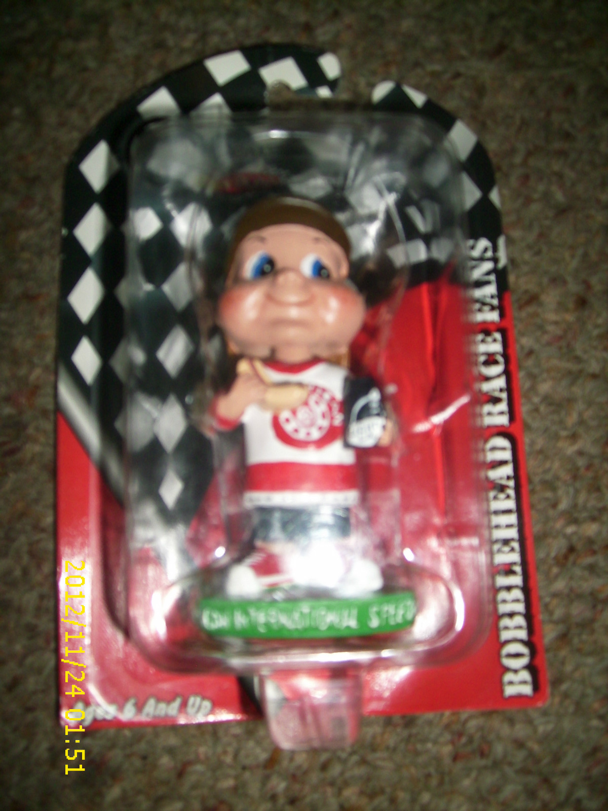 Motoworks BOBBLEHEAD RACE FANS MICHIGAN INTERNATIONAL SPEEDWAY