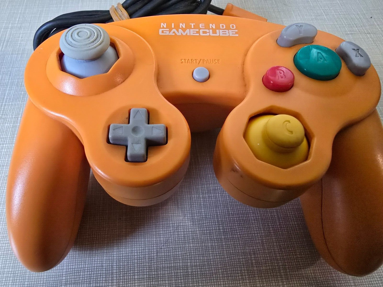 Nintendo Official GameCube Controller Orange NGC DOL-003 US SELLER