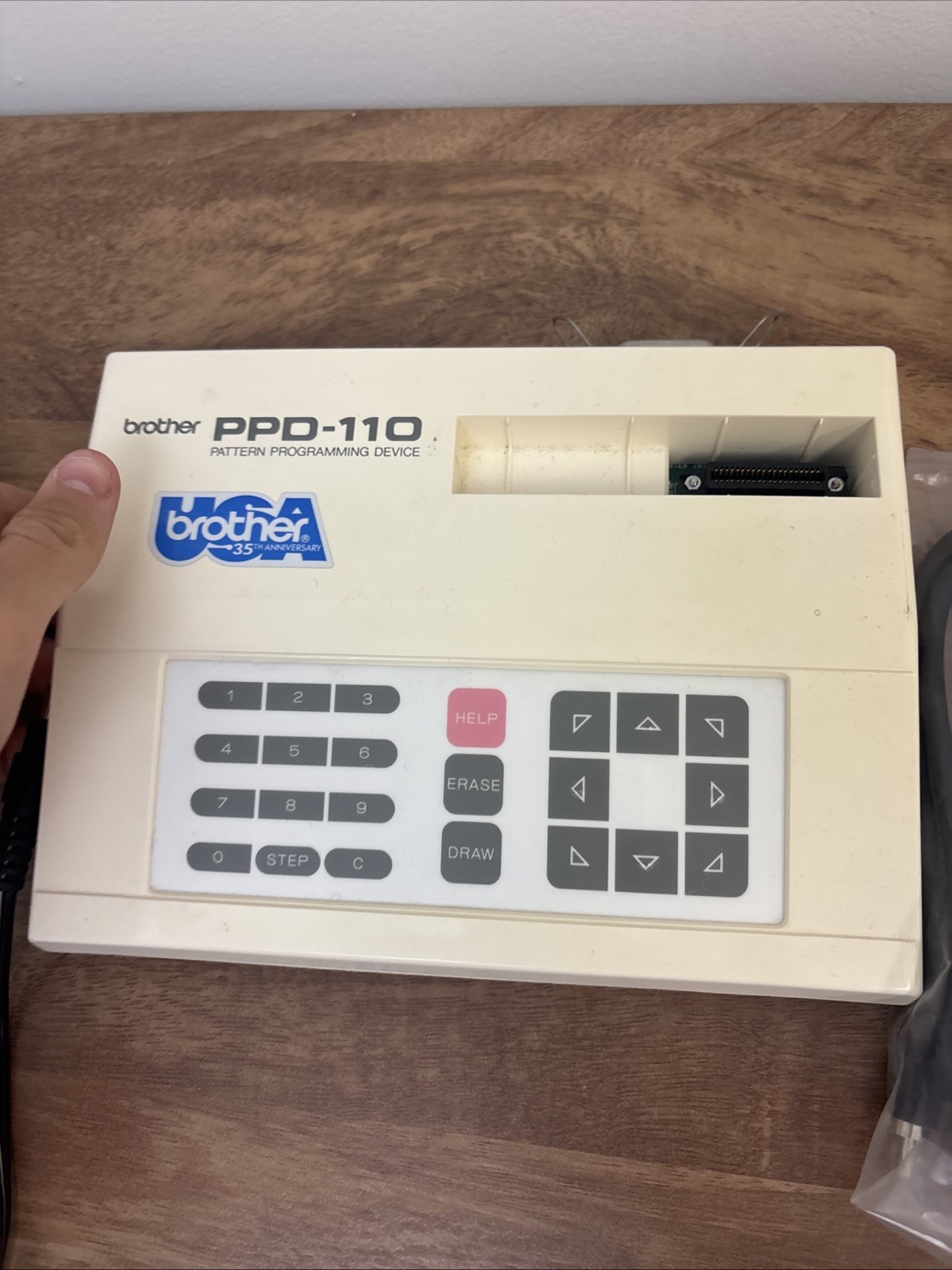 Brother PPD-110 pattern programming device Sewing Embroidery Read Please
