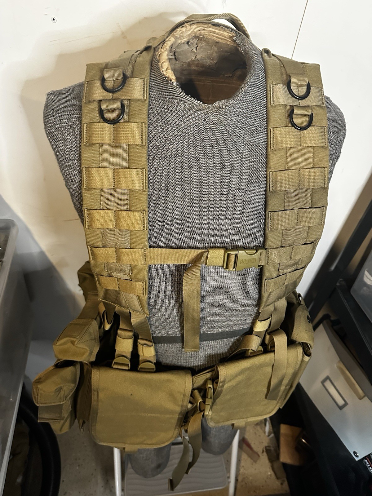 OLD GEN Blackhawk Industries ISSAK/LRAK Harness KHAKI Navy SEAL 1195J Style