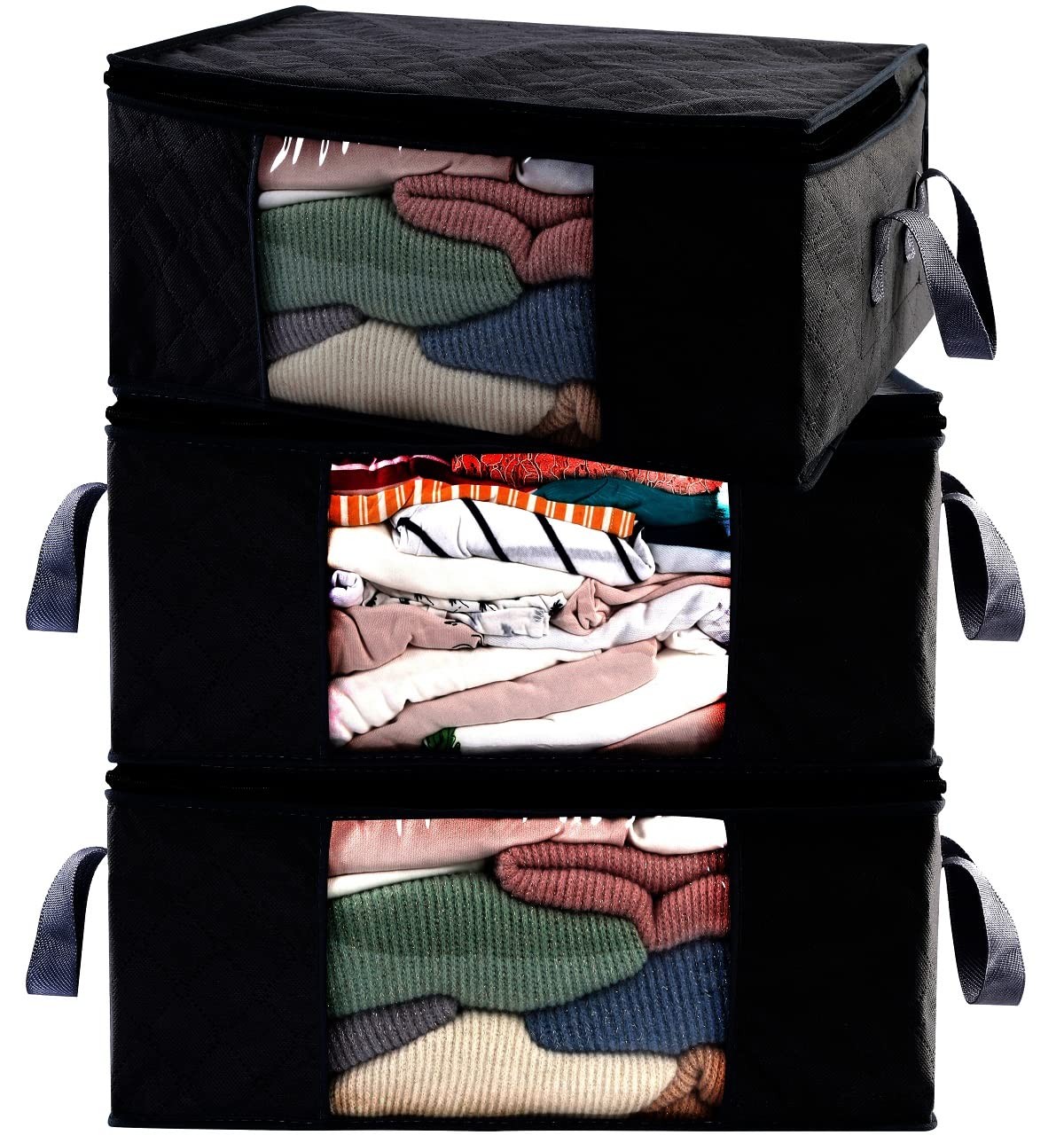 BLACK - ABO GEAR STORAGE BAGS, G01B, DARK, 3 COUNT
