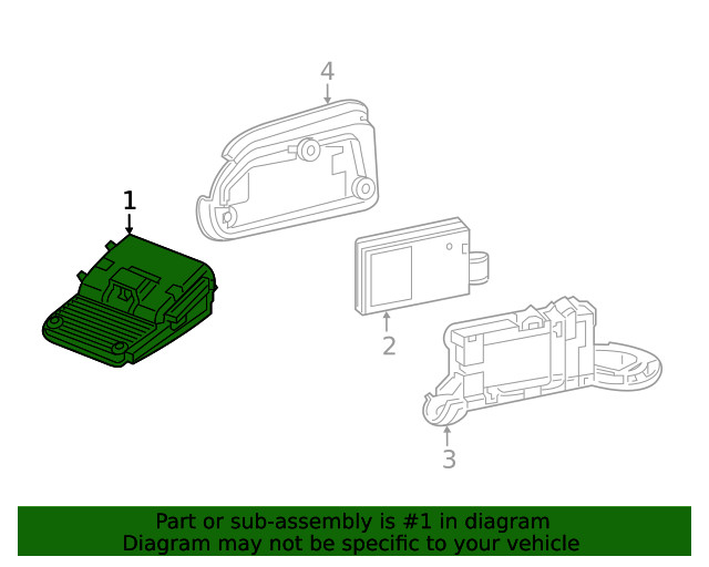 Genuine Acura Camera Monocular 36160-TZ6-A36