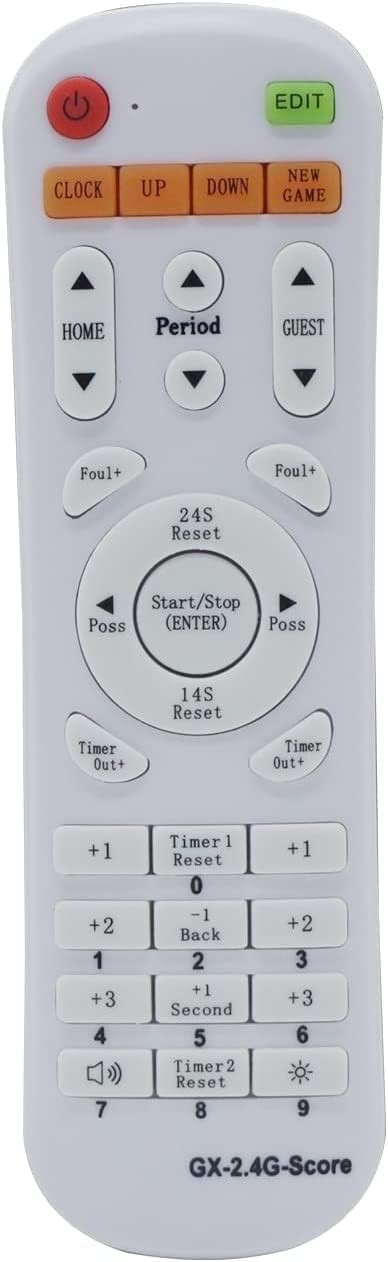 2.4G Remote Controller, Model GX-2.4G-Score Remote Control for Scoreboard, 10...