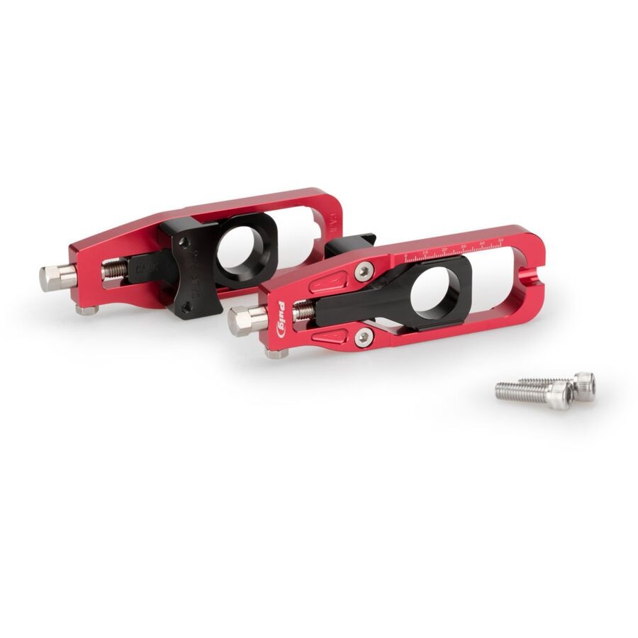 Puig Chain Tension Adjuster - Red 20689R