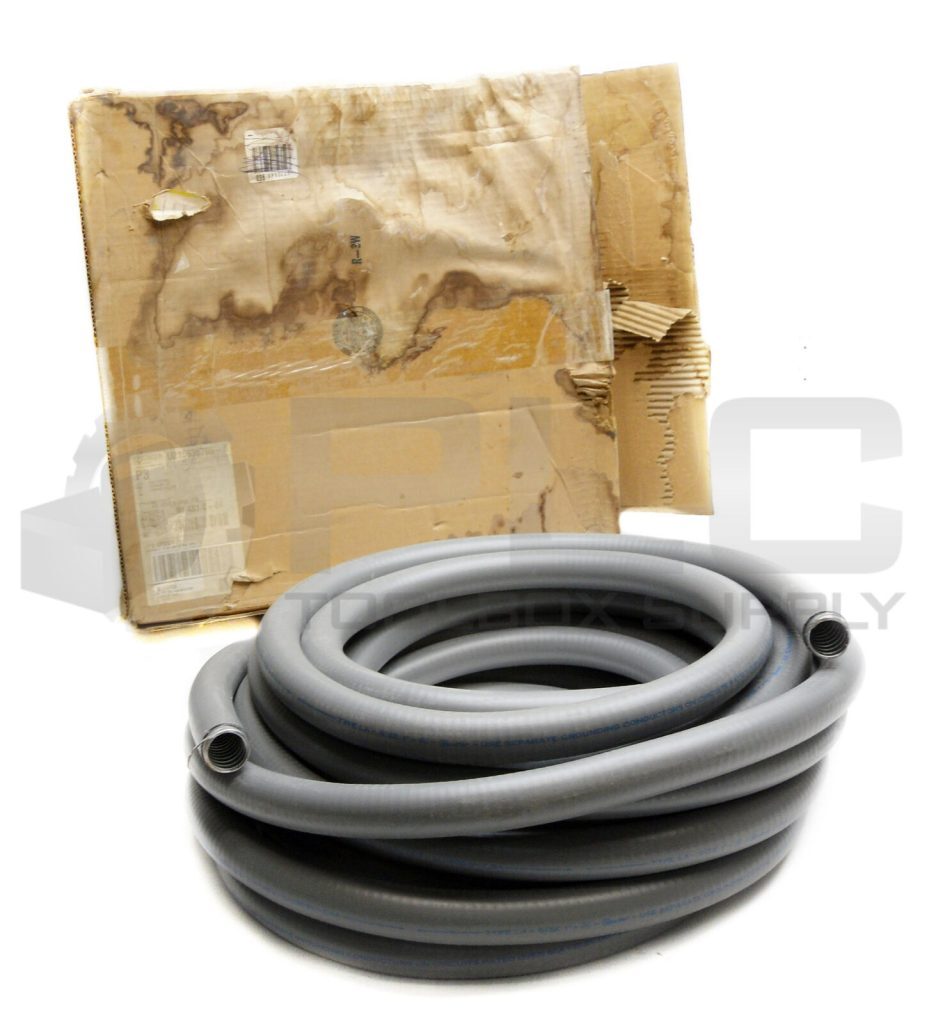 NEW LIQUATITE 2W281 FLEXIBLE CONDUIT, SIZE 1" X 50FT, GRAY