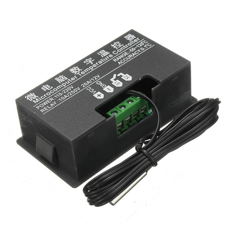DC 110V 20A LCD Digital Thermostat Temperature Controller Meter Regulator W3230
