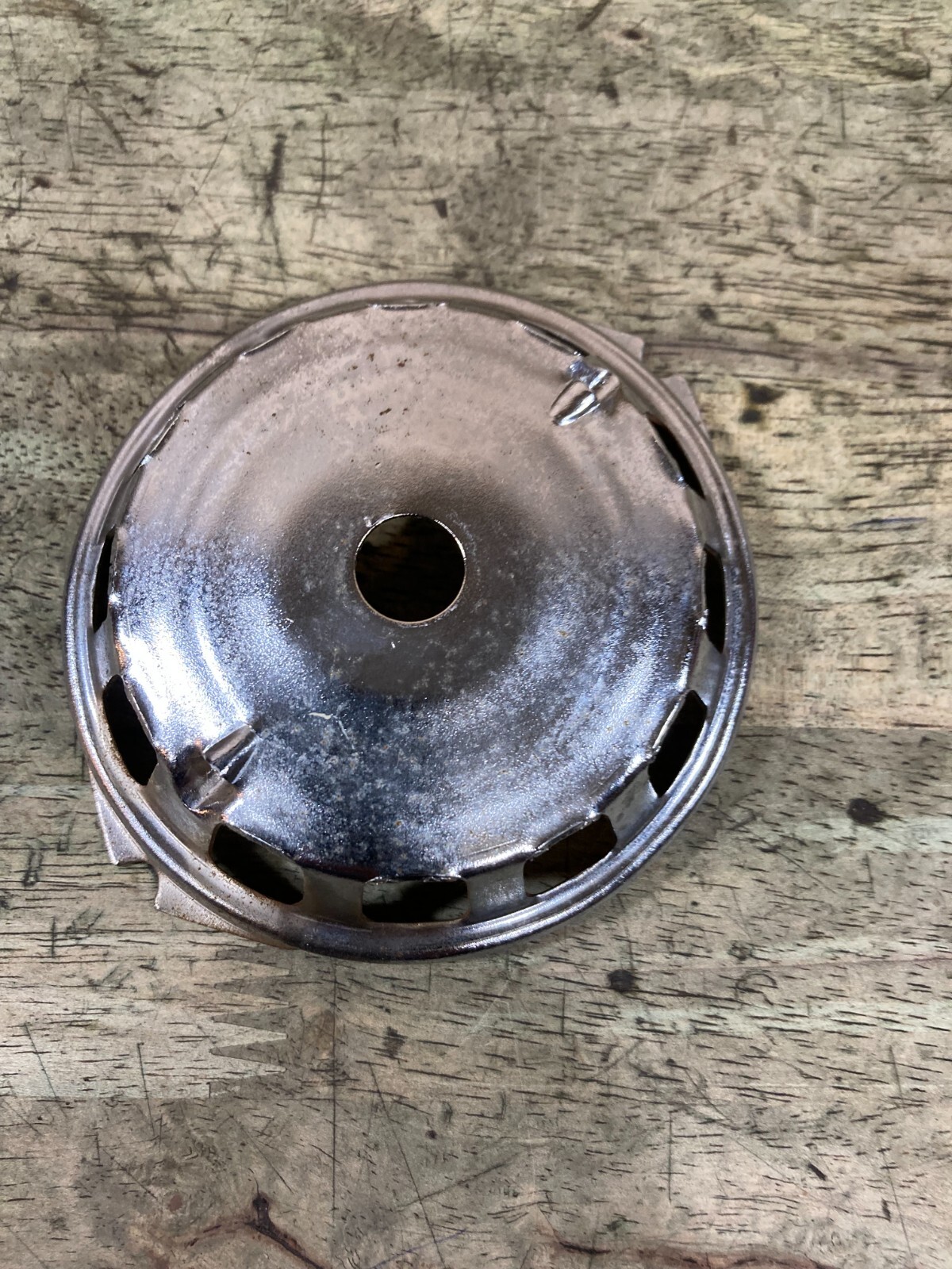 AFC Camp Master Lantern 1035 - Globe Rest - Rust inside