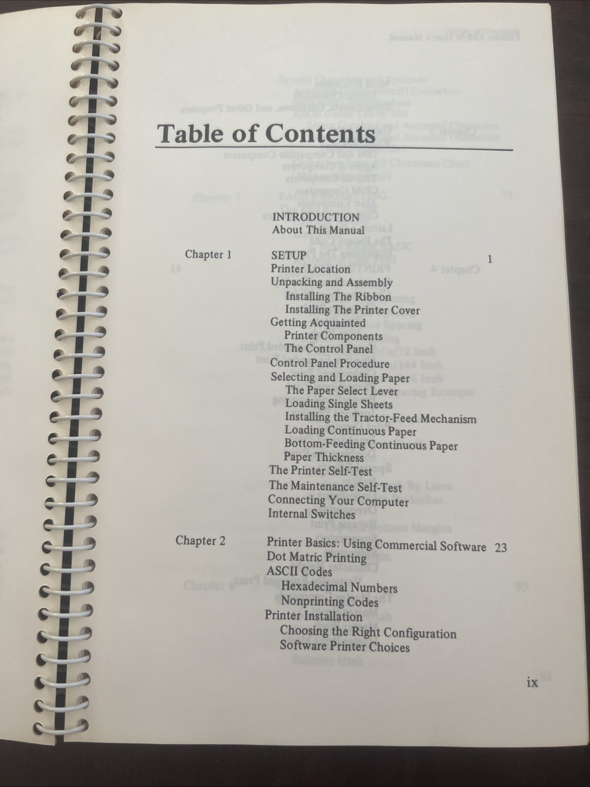 Citizen 180-D Printer - Manual / Users Guide / Instructions Book