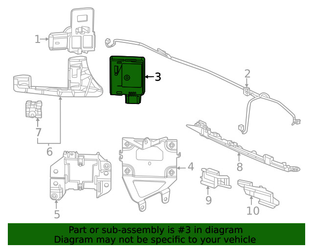Genuine Honda Blind Spot Detection System Warning Sensor 8S411-3A0-A21