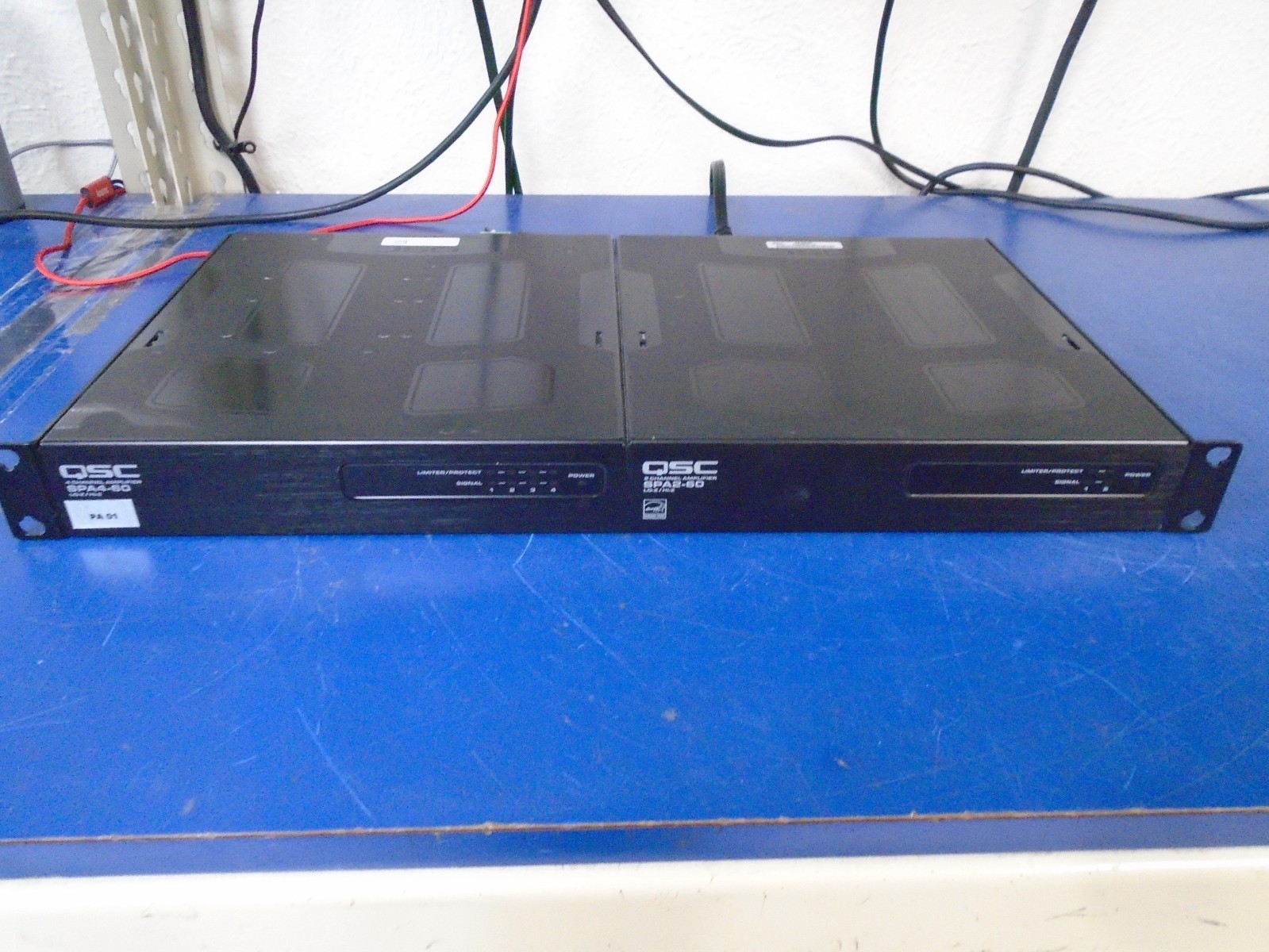 QSC SPA2-60 and SPA4-60 2 and 4 channel amps