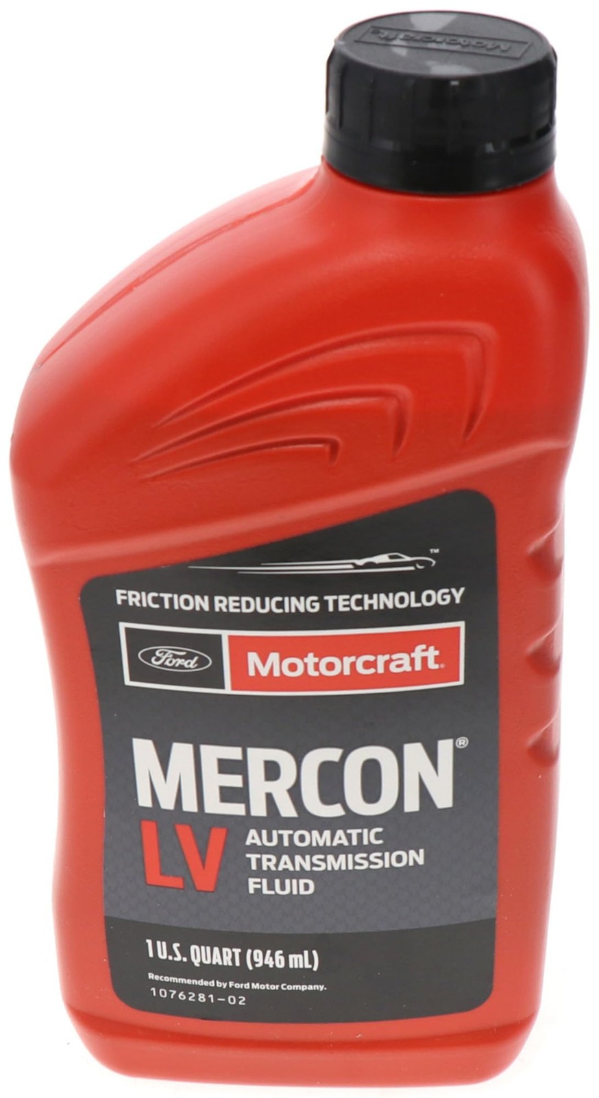 Ford Genuine Fluid XT-10-QLVC MERCON-LV Automatic 1 Quart Bottle, Red