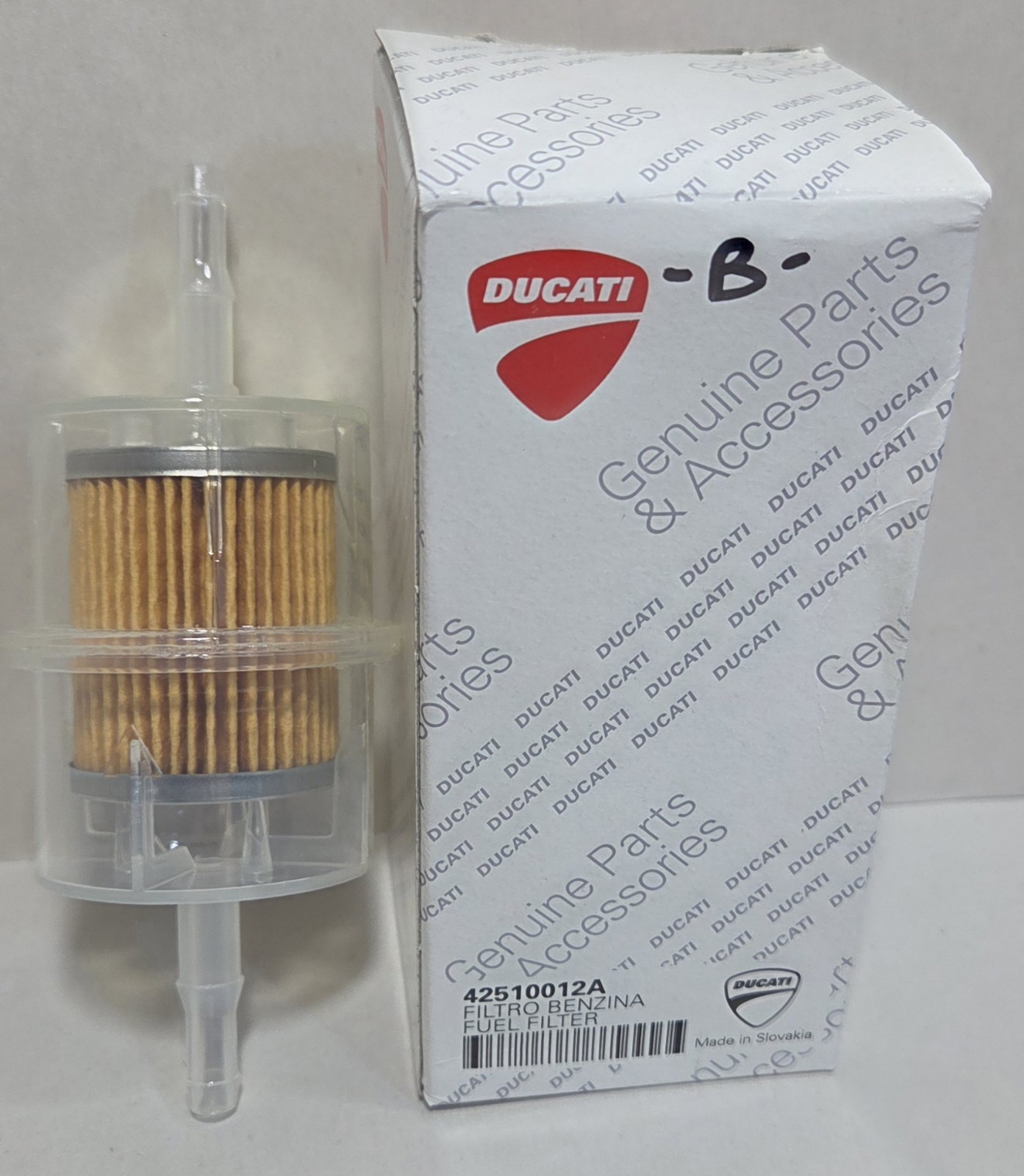 1 NEW Genuine Ducati Motorcycle Original Gas Petro Fuel Filter Part OE 42510012A