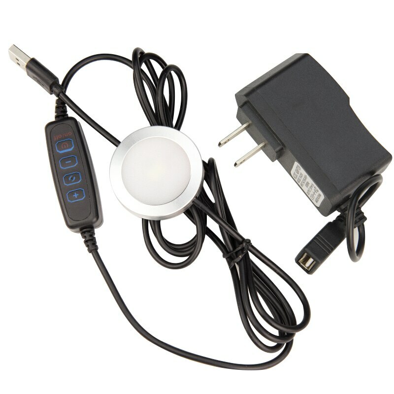 USB LED Biological Microscope Lighting Brightness Adjustable Bottom Light source