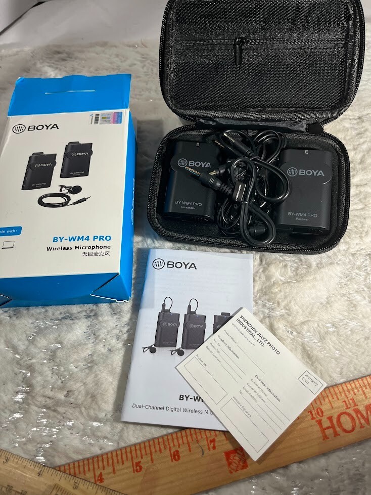 BOYA Digital Wireless Microphone Kit BY-WM4 Wireless Microphone