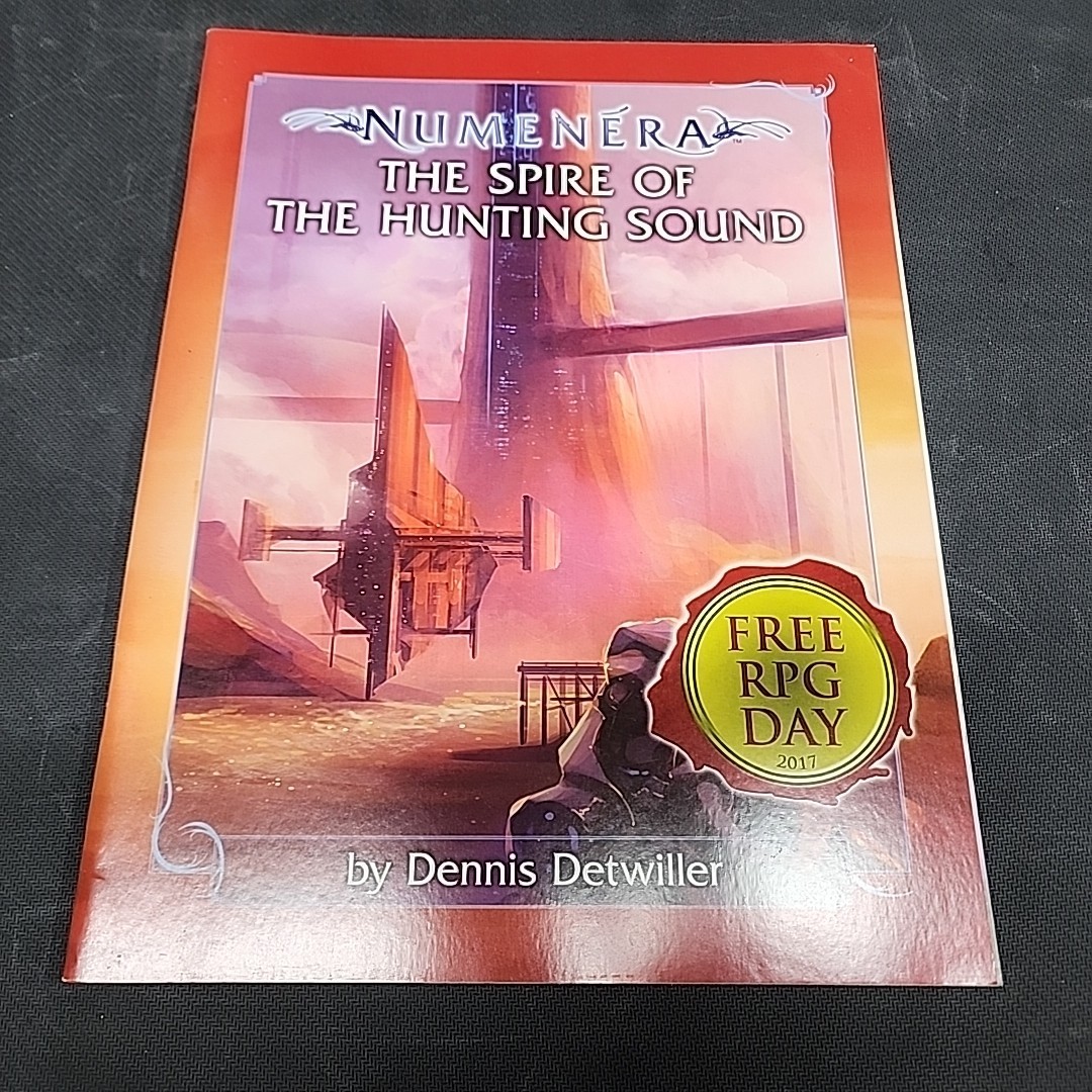 Monte Cook Numenera Spire of the Hunting Sound (Free RPG Day 2017) New 29C3