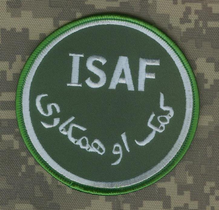 JSOC NATO ISAF ALLIED SECURITY FORCES OPERATOR SHOULDER PATCH: ISAF INSIGNIA DD