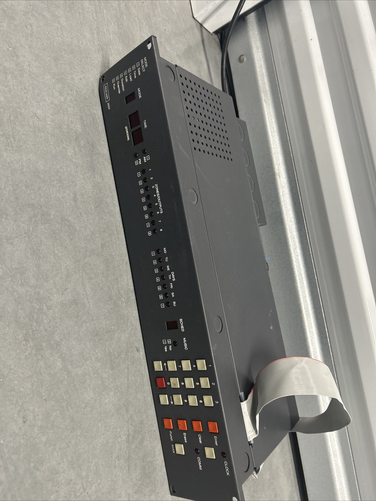 Rauland 2524 Master Clock Intercom Control System
