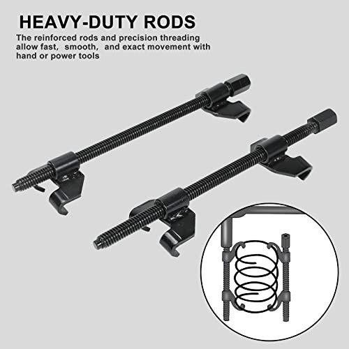 Auto Strut 15" 380MM Coil Spring Compressor Tool | Heavy Duty Auto Suspension