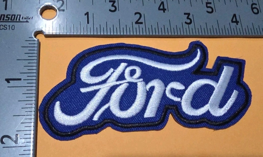 Ford Logo Embroidered Iron/Sew On Patch